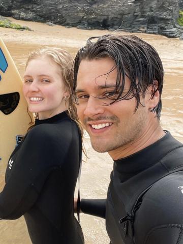 Sophie Bell and Mitch Fernandes