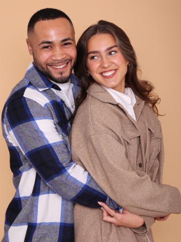 Leah Harris and Curtis Lewis