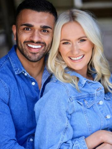 Hattie Levett-Dunn and Kesh Patel