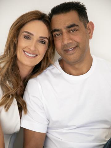 Natalie and Tariq Ali