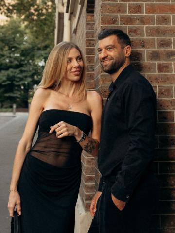 Will Purdue and Ruslana Vorobets 